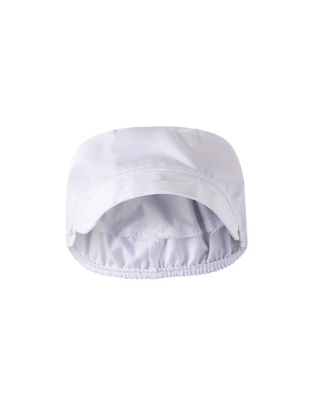 GORRO CON VISERA. BLANCO